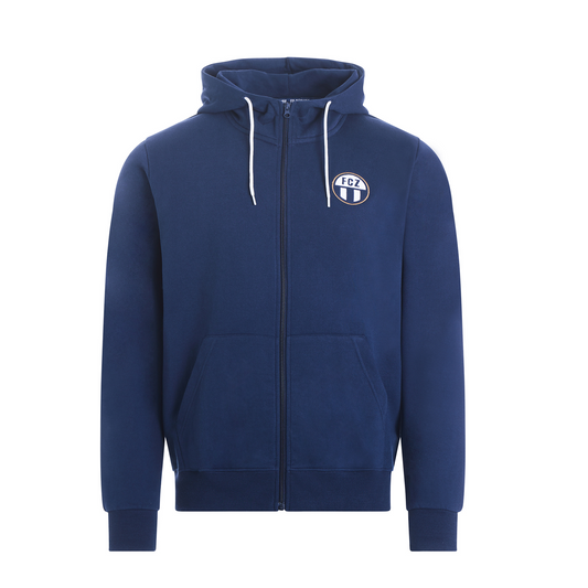 Zip Hoodie Blau