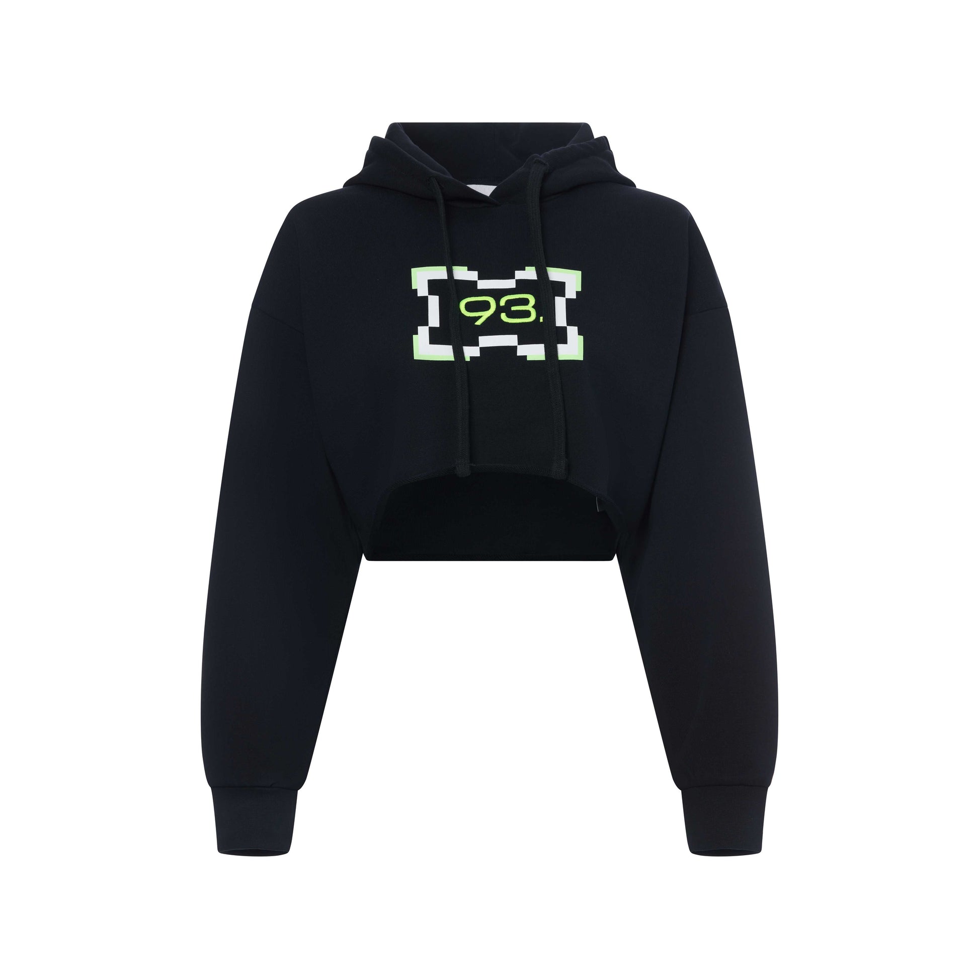 93. WMNS Cropped Hoodie Noir