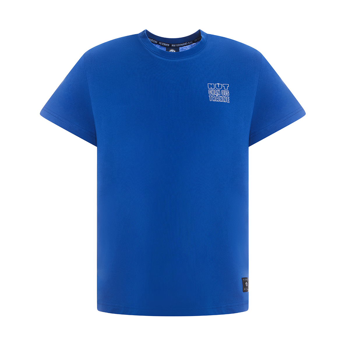 T-SHIRT NÜT CHAN OIS TRÄNNE BLUE