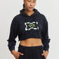 93. WMNS Cropped Hoodie Noir