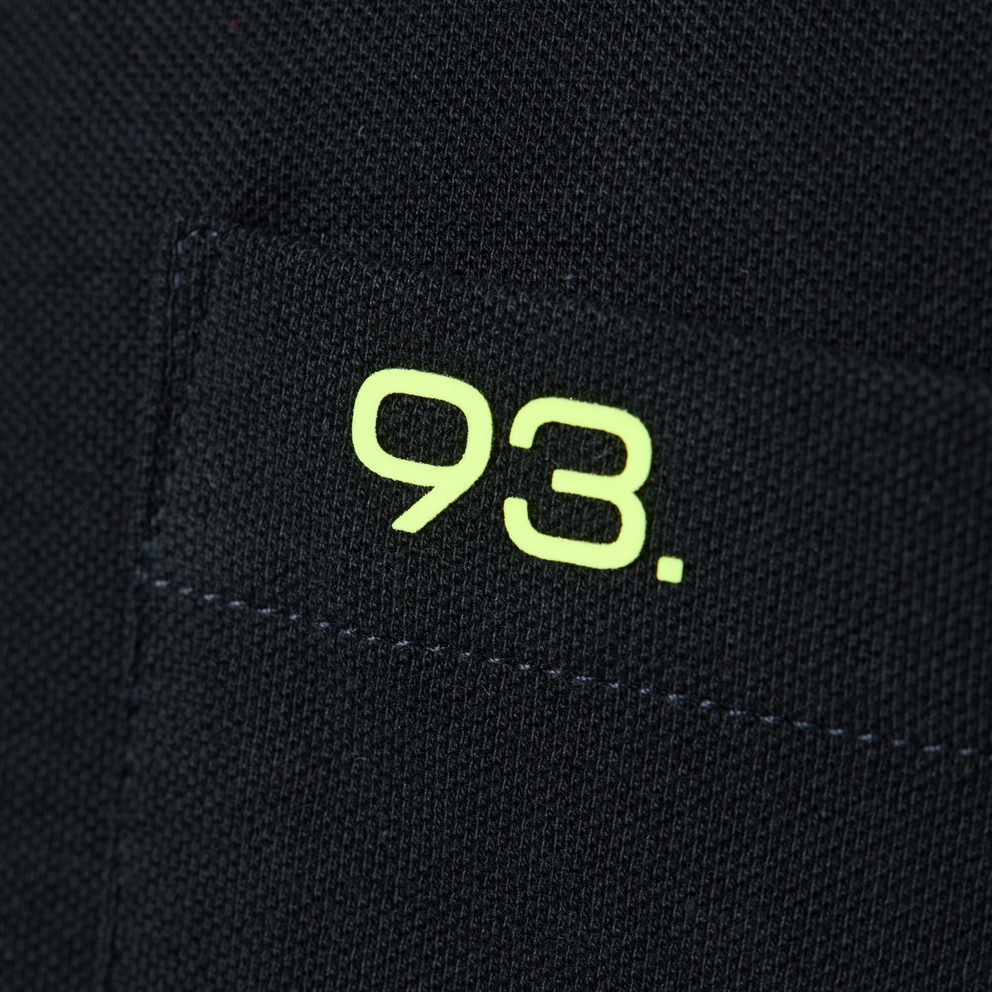 93. T-Shirt Piqué Noir