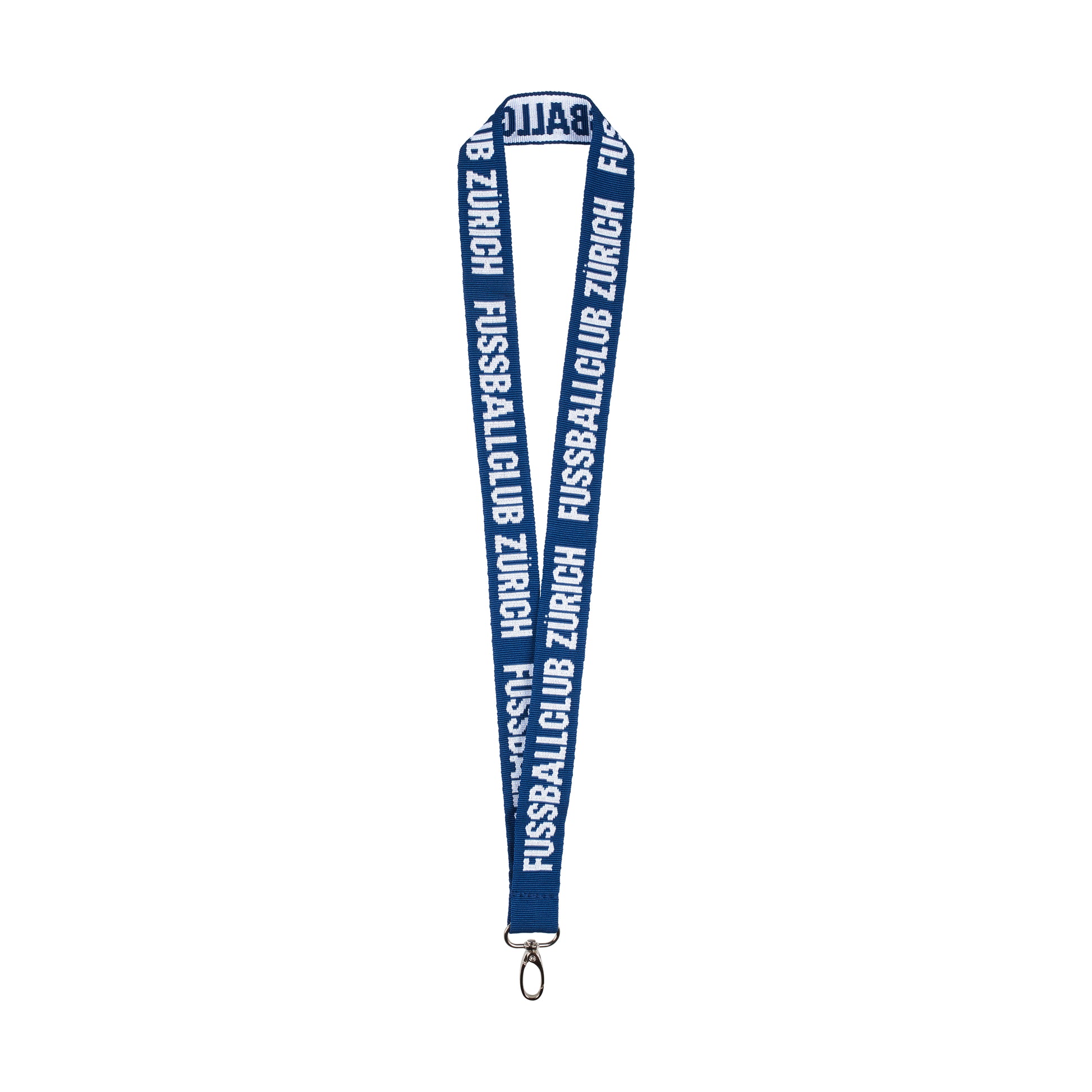 Lanyard FCZ Woven dunkelblau/weiss