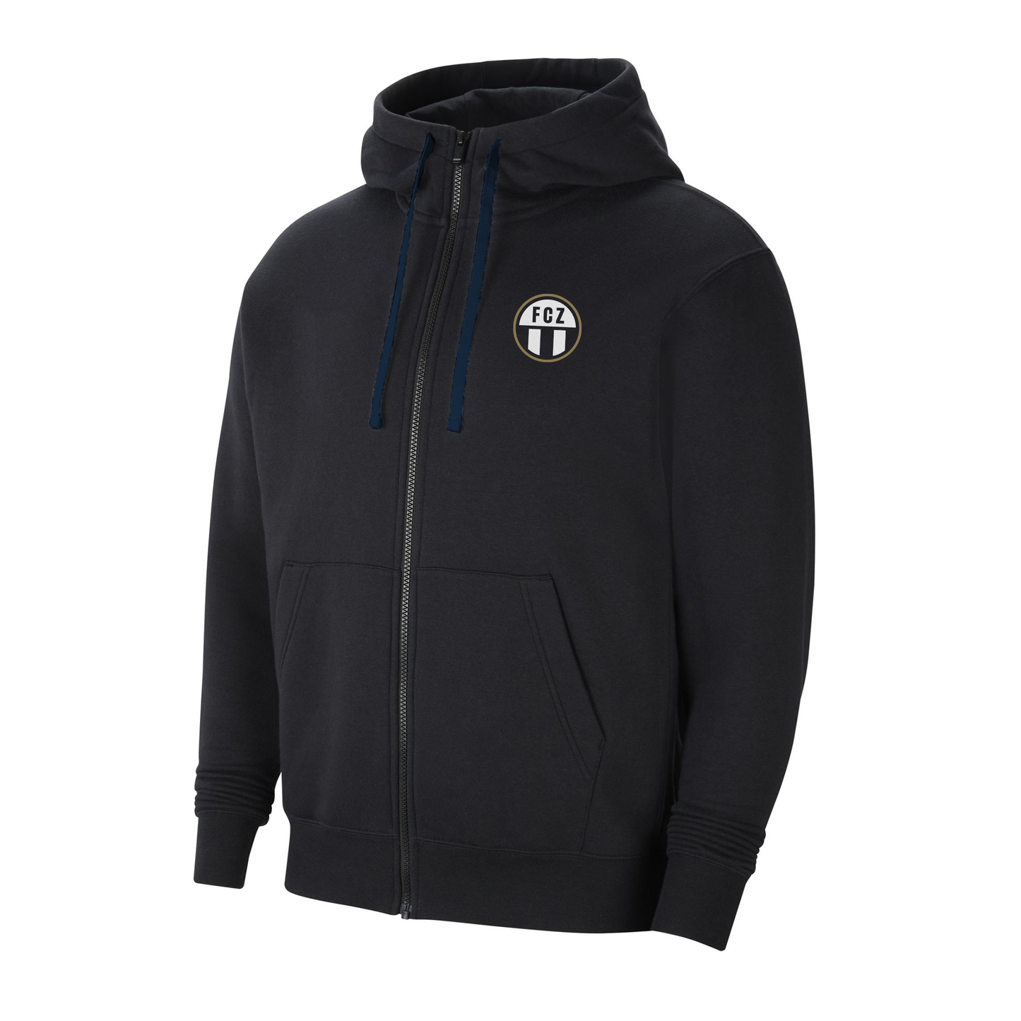 Zip Hoodie Schwarz